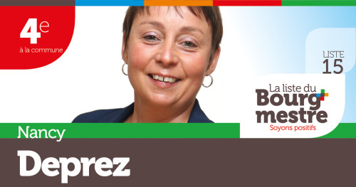 Nancy Deprez Candidat élections bourgmestre Nandrin 2018