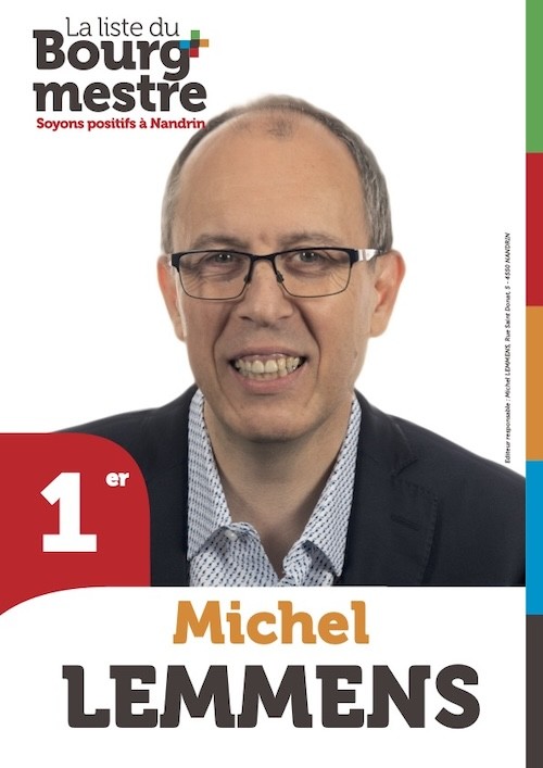 Michel Lemmens Candidat élections bourgmestre Nandrin 2024