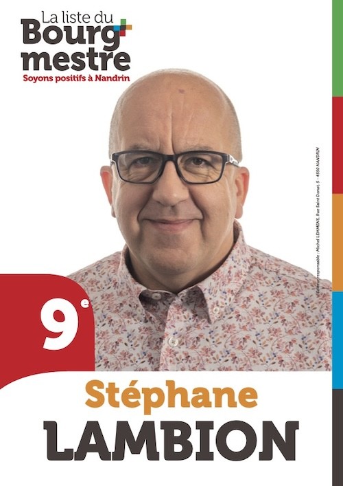 Stéphane Lambion Candidat élections bourgmestre Nandrin 2024